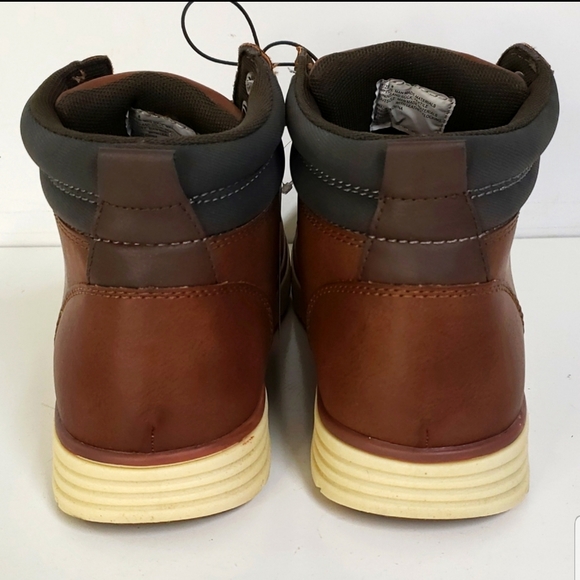 Maxwell Brown High Top Lace Up Boots by Goodfellow & Co - Brown - NWOB main image 4